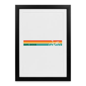 Millésime 2006 - Affiche encadrée (27 × 37 cm) - noir - Devant