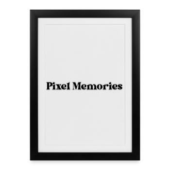 Pixel Memories - Framed poster (27 × 37 cm) - black - Front