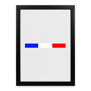 France - Framed poster (27 × 37 cm) - black - Front