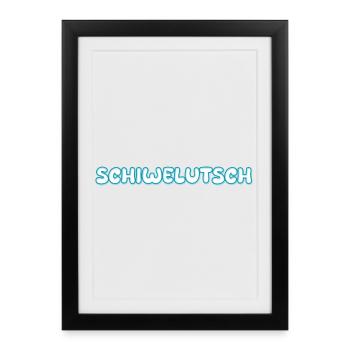 Le Shiveluch - Affiche encadrée (27 × 37 cm) - noir - Devant
