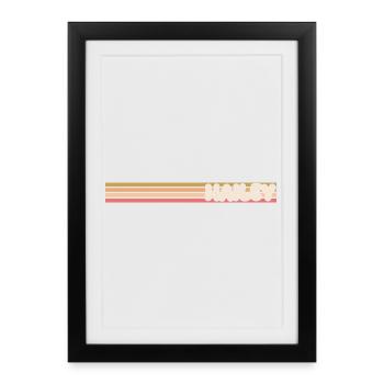 name Hailey - Framed poster (27 × 37 cm) - black - Front
