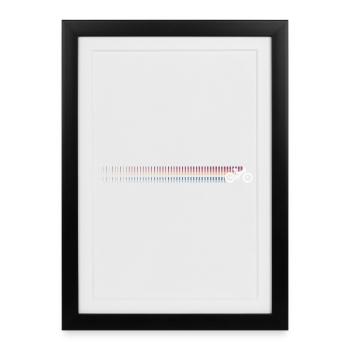 Mountainbike Retro - Gerahmtes Poster (27 × 37 cm) - Schwarz - Vorne