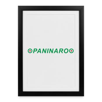 Paninaro - Affiche encadrée (27 × 37 cm) - noir - Devant