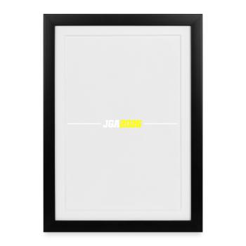 JGA 2026 - Framed poster (27 × 37 cm) - black - Front