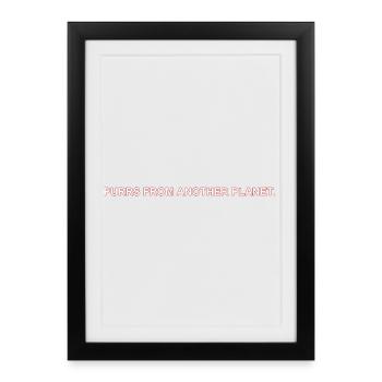 Spread Smiles Not Hate – Wholesome Meme Design - Framed poster (27 × 37 cm) - black - Front