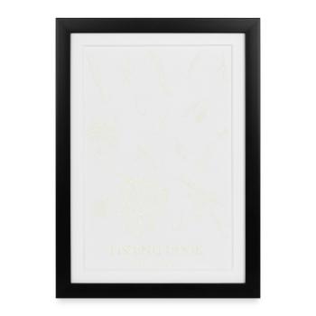 Vintage Fishing Gear Scatter - Framed poster (27 × 37 cm) - black - Front
