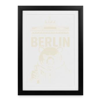 Berlin Rebel - Framed poster (27 × 37 cm) - black - Front