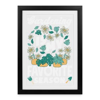 Garden & Plant Lovers Gifts - Framed poster (27 × 37 cm) - black - Front