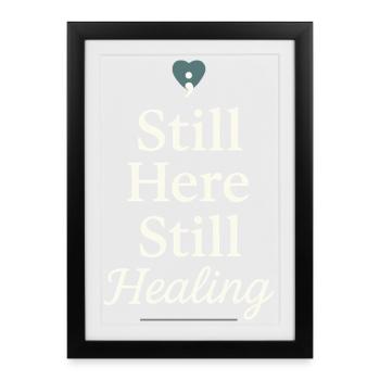 Suicide Loss Remembrance Walk Suicide - Framed poster (27 × 37 cm) - black - Front