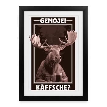 Gemoje_Kaeffsche_02 - Affiche encadrée (27 × 37 cm) - noir - Devant