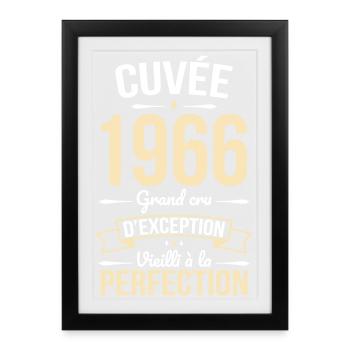 1966 – Aged to perfection - Framed poster (27 × 37 cm) - black - Front