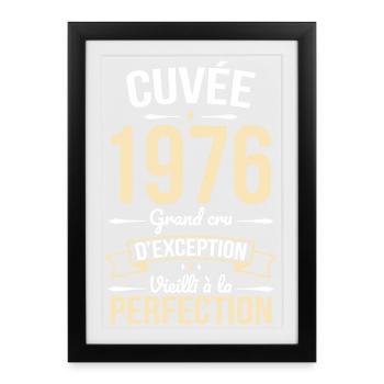 1976 – Aged to perfection - Framed poster (27 × 37 cm) - black - Front