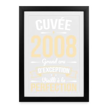 2008 – Aged to perfection - Framed poster (27 × 37 cm) - black - Front