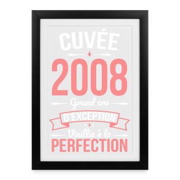 2008 – Aged to perfection - Framed poster (27 × 37 cm) - black - Front