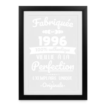 Made in 1996 – Aged to perfection - Framed poster (27 × 37 cm) - black - Front