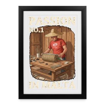 Malta Pyro Passion - Framed poster (27 × 37 cm) - black - Front