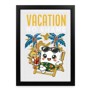 Boarding planes funny - Framed poster (27 × 37 cm) - black - Front