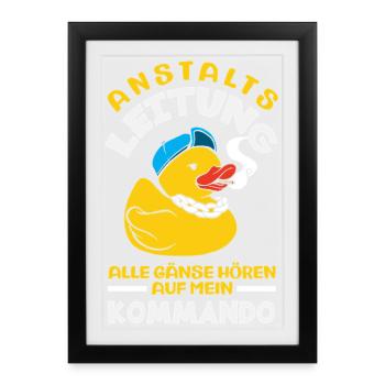 Prison Management Chief Management - Framed poster (27 × 37 cm) - black - Front
