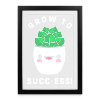 Cacti Plant Cactus - Framed poster (27 × 37 cm) - black - Front