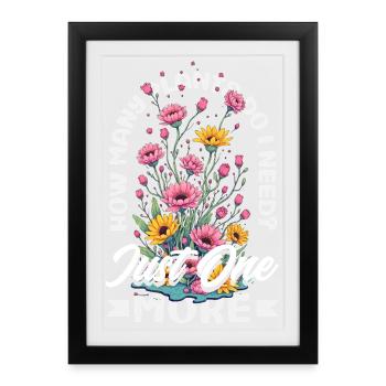 Garden & Plant Lovers Gifts - Framed poster (27 × 37 cm) - black - Front