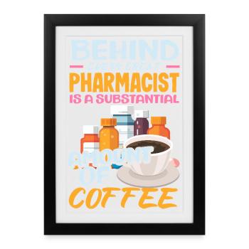 Pharmacist Pharmaceutical Technical - Framed poster (27 × 37 cm) - black - Front