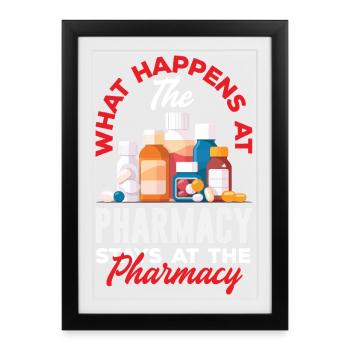 Pharmacist Pharmaceutical Technical - Framed poster (27 × 37 cm) - black - Front