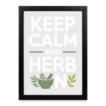 Certified Clinical Botanical Medicine Specialist  - Framed poster (27 × 37 cm) - black - Front