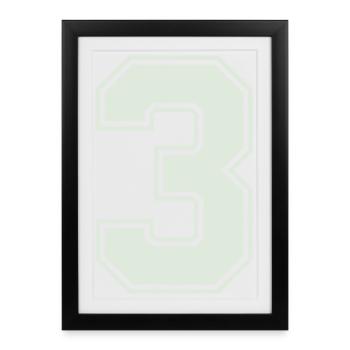 3 - Framed poster (27 × 37 cm) - black - Front
