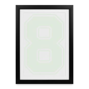 8 - Affiche encadrée (27 × 37 cm) - noir - Devant