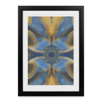 Shapes and patterns - Framed poster (27 × 37 cm) - black - Front