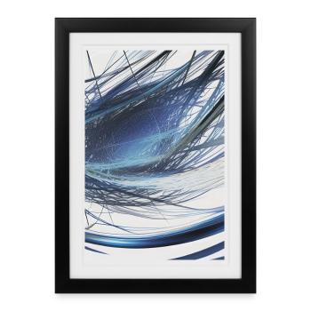 Shapes and patterns - Framed poster (27 × 37 cm) - black - Front