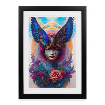 Goddess - Framed poster (27 × 37 cm) - black - Front