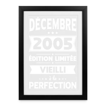 20th Anniversary - December 2005 Perfection - Framed poster (27 × 37 cm) - black - Front