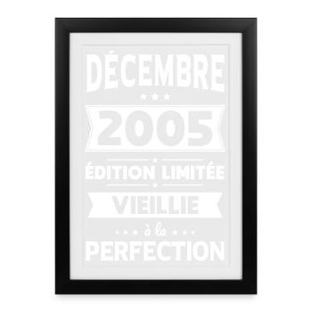 20th Anniversary - December 2005 Perfection - Framed poster (27 × 37 cm) - black - Front