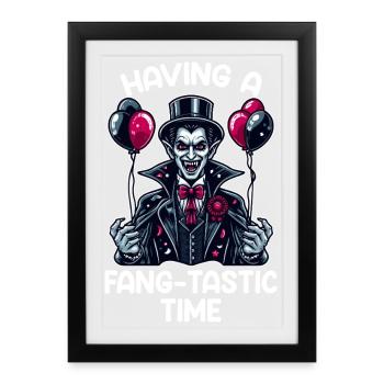 Vampire Circus Fang-tastic - Framed poster (27 × 37 cm) - black - Front
