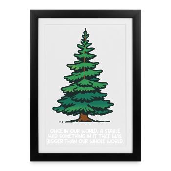 Plus grand que notre monde entier 2 - Affiche encadrée (27 × 37 cm) - noir - Devant