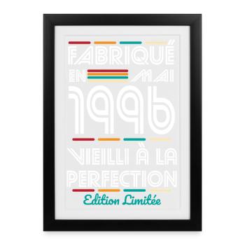30th Anniversary - Made in May 1996 - Framed poster (27 × 37 cm) - black - Front