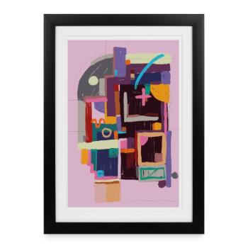 Arc of Return - Affiche encadrée (27 × 37 cm) - noir - Devant