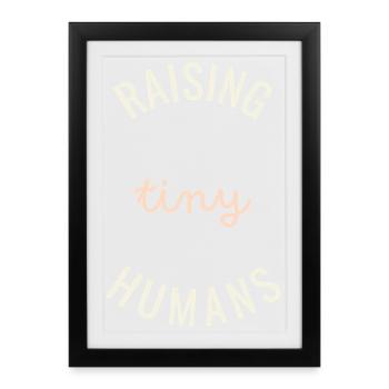Raising Little People - Framed poster (27 × 37 cm) - black - Front