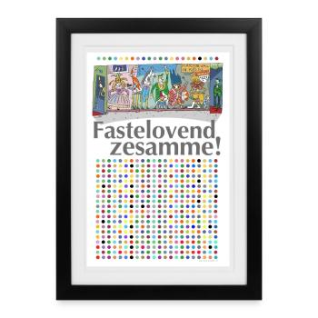 carnival - Framed poster (27 × 37 cm) - black - Front