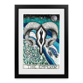The Emperor - Framed poster (27 × 37 cm) - black - Front