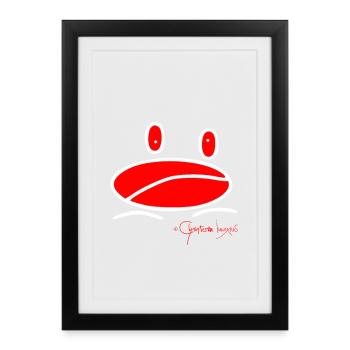 Frogmini © Chyropterum Innoxius - Framed poster (27 × 37 cm) - black - Front