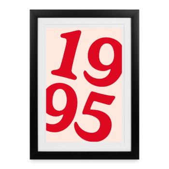 Affiche 1995 - Affiche encadrée (27 × 37 cm) - noir - Devant
