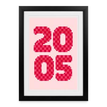 Poster 2005 - Framed poster (27 × 37 cm) - black - Front