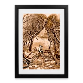 Roots and Resonance - Framed poster (27 × 37 cm) - black - Front