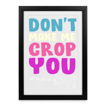 Album de scrapbooking - Affiche encadrée (27 × 37 cm) - noir - Devant
