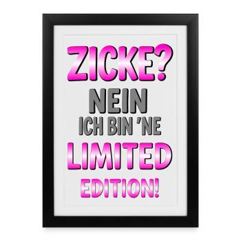 Limited Edition Saying - Framed poster (27 × 37 cm) - black - Front