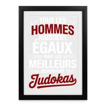 All men are born equal, but the best - Framed poster (27 × 37 cm) - black - Front
