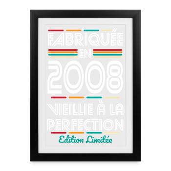 2008 – Made – Aged to perfection - Framed poster (27 × 37 cm) - black - Front