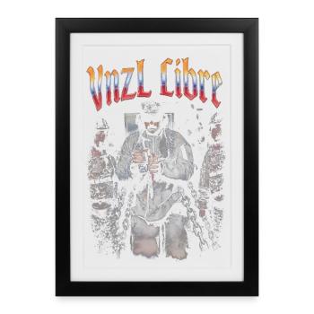 Venezuela libre - Affiche encadrée (27 × 37 cm) - noir - Devant